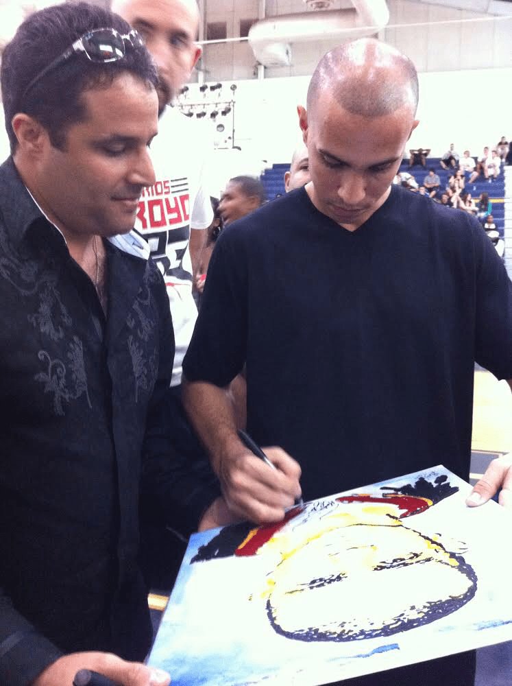 Artist Greg Batista Art Studio Davie FLArtist Greg Batista and Carlos Arroyo.png