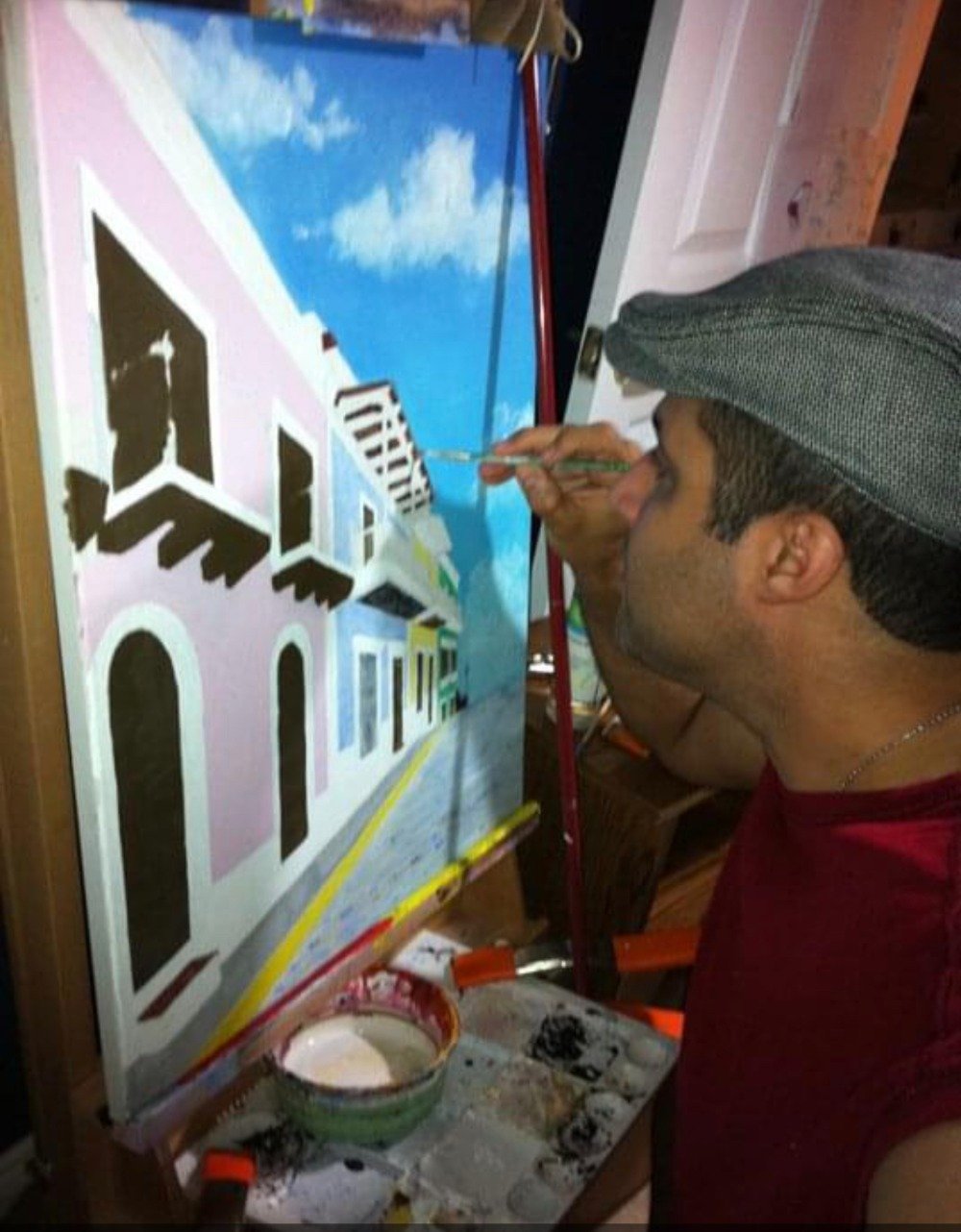 Artist Greg Batista Old San Juan Painting.jpg
