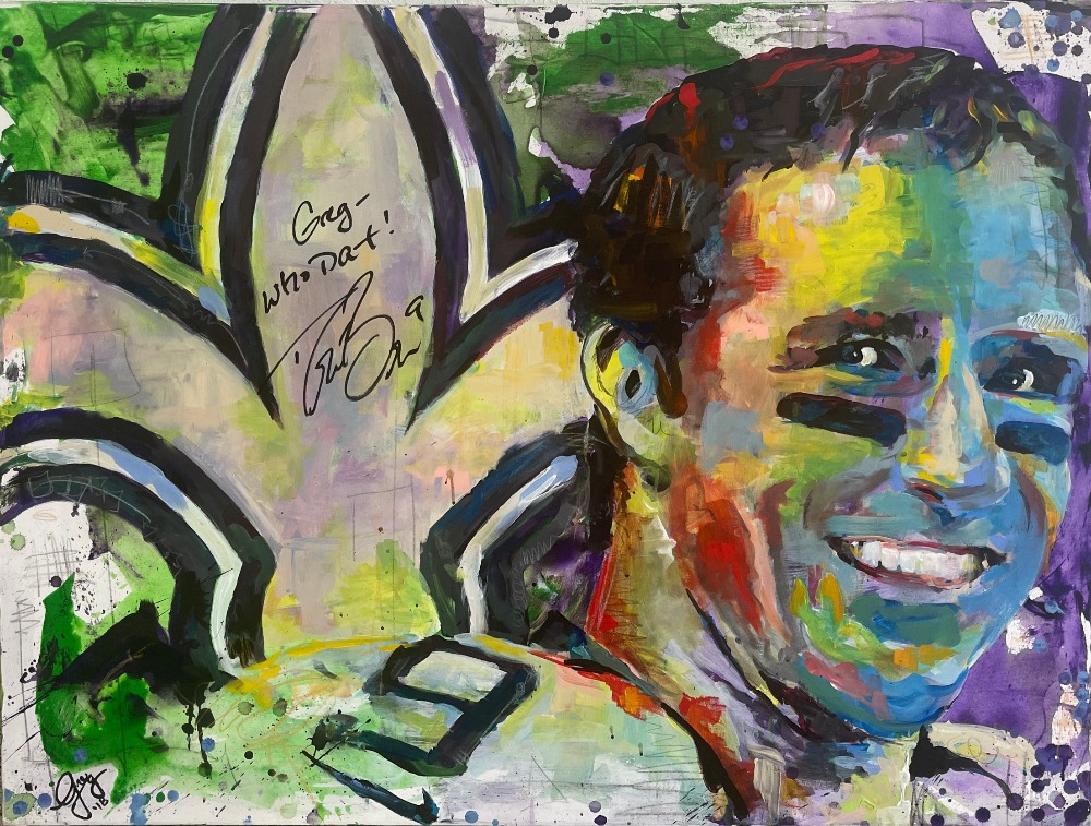 Drew Brees Paint