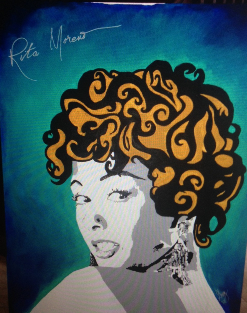 Rita Moreno Paint